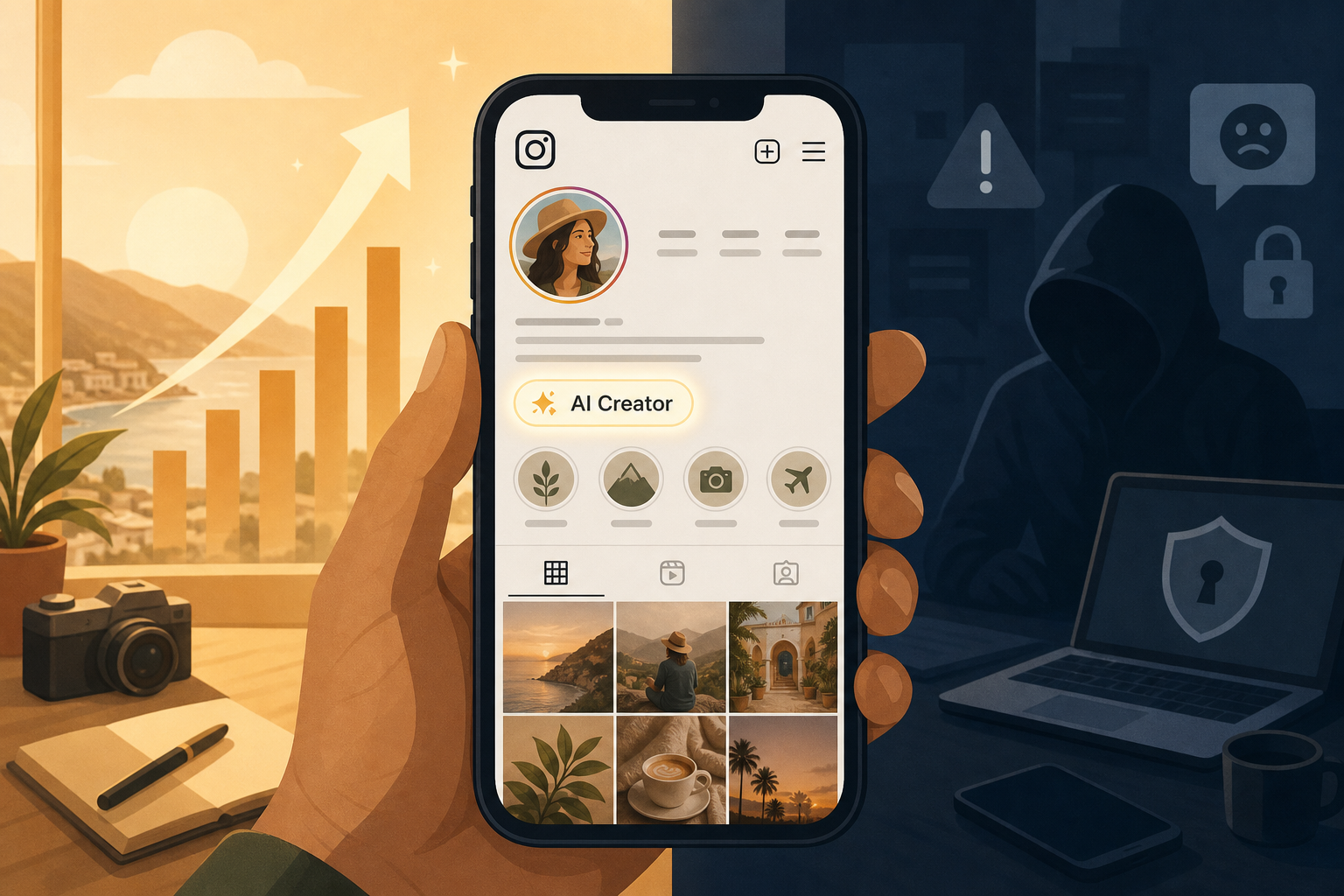Instagram AI Creator label